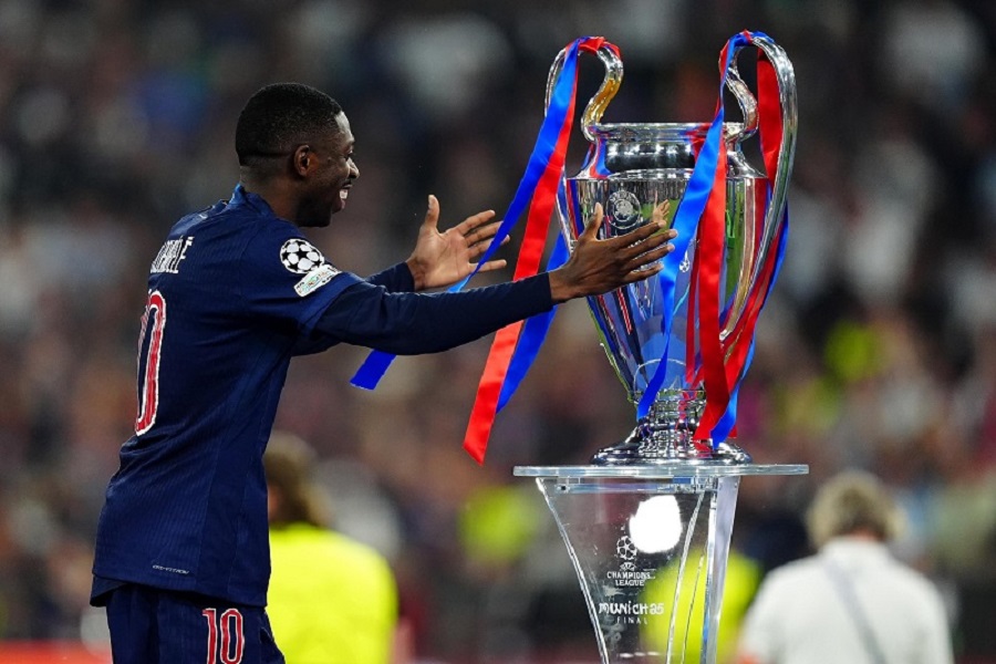 عثمان ديمبلي أفضل لاعب في دوري أبطال أوروبا 