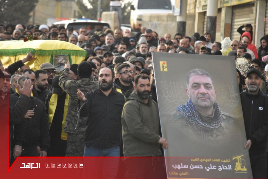حزب الله يشيّع فقيد الجهاد والمقاومة القائد الجهادي الحاج علي سلهب في بريتال