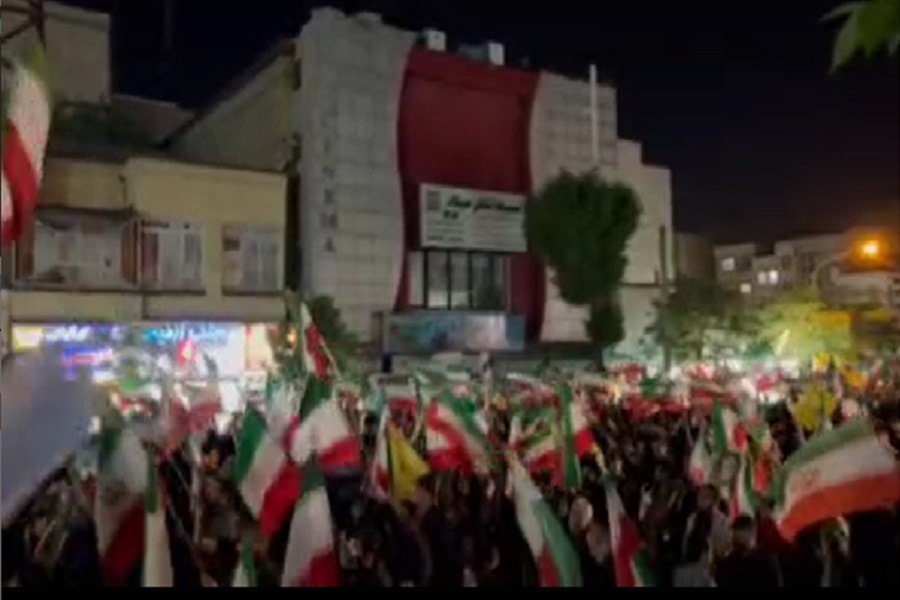 فعاليات شعبية متواصلة في طهران دعمًا للقيادة والقوات المسلّحة  