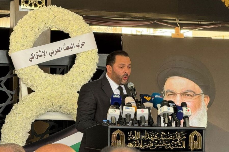 وفد من حزب البعث يزور مرقد سيد شهداء الأمة 