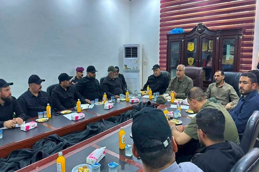 قيادات الحشد الشعبي تعقد اجتماعًا أمنيًا في الديوانية لمتابعة خطة زيارة الأربعين 