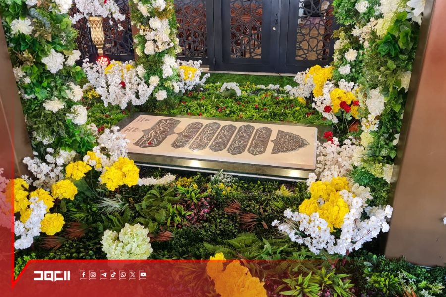أجواء مرقد الشهيد الأسمى استعدادًا لإحياء الذكرى السنوية للعروج
