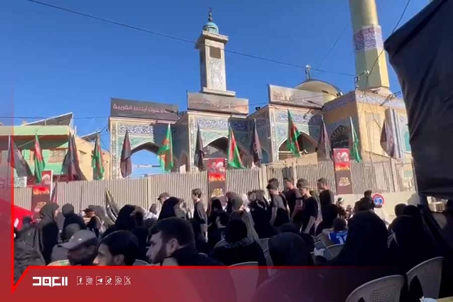من مراسم إحياء ذكرى العاشر من محرم في مقام السيدة خولة (ع) في مدينة بعلبك