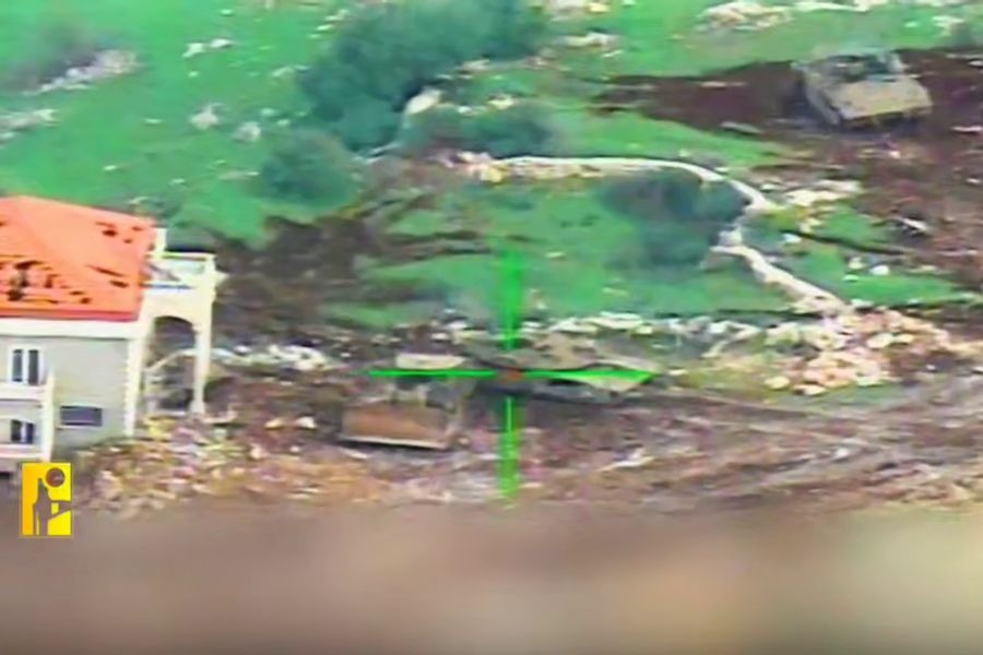 فيديو| استهداف المقاومة الإسلامية دبابة 