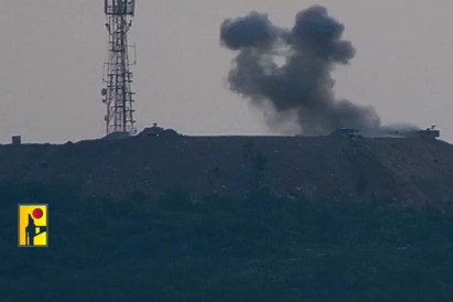 فيديو: المقاومة تستهدف دشمة يتحصّن فيها جنود العدو في موقع جبل بلاط 