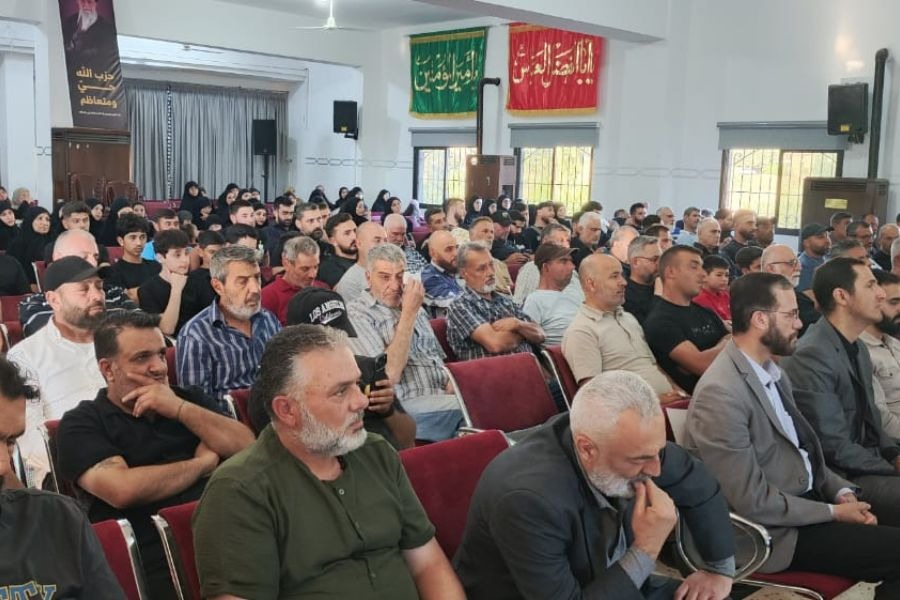 حزب الله وأهالي إيعات أحيوا احتفالًا تأبينيًا لشهداء البلدة