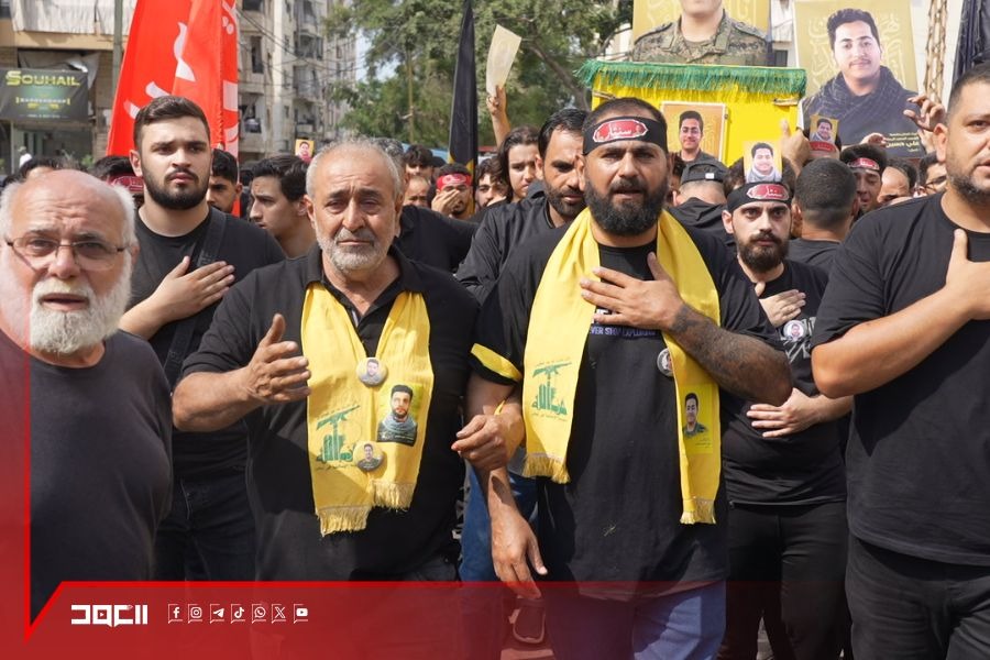 حزب الله شيع الشهيد علي حسين ابراهيم في الضاحية الجنوبية 