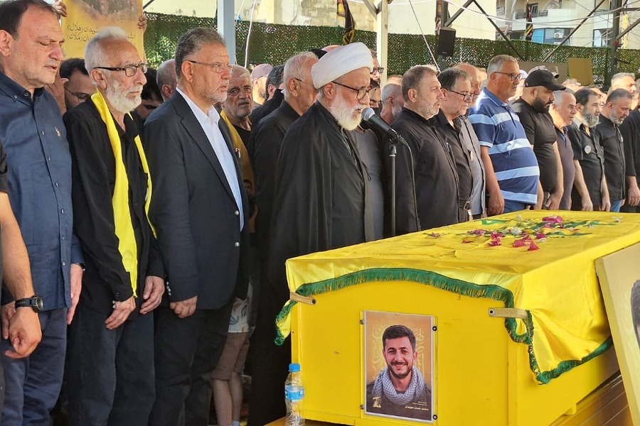 تشييع الشهيدين فارس وسويدان في روضة الزهراء (ع) في الكفاءات