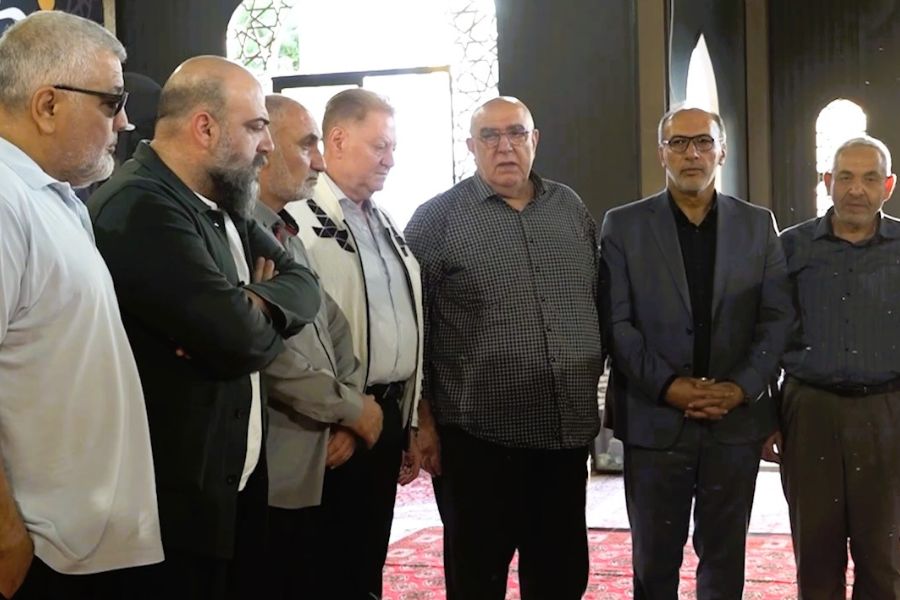 وفد من الملتقى القومي العربي زار ضريح السيد هاشم صفي الدين