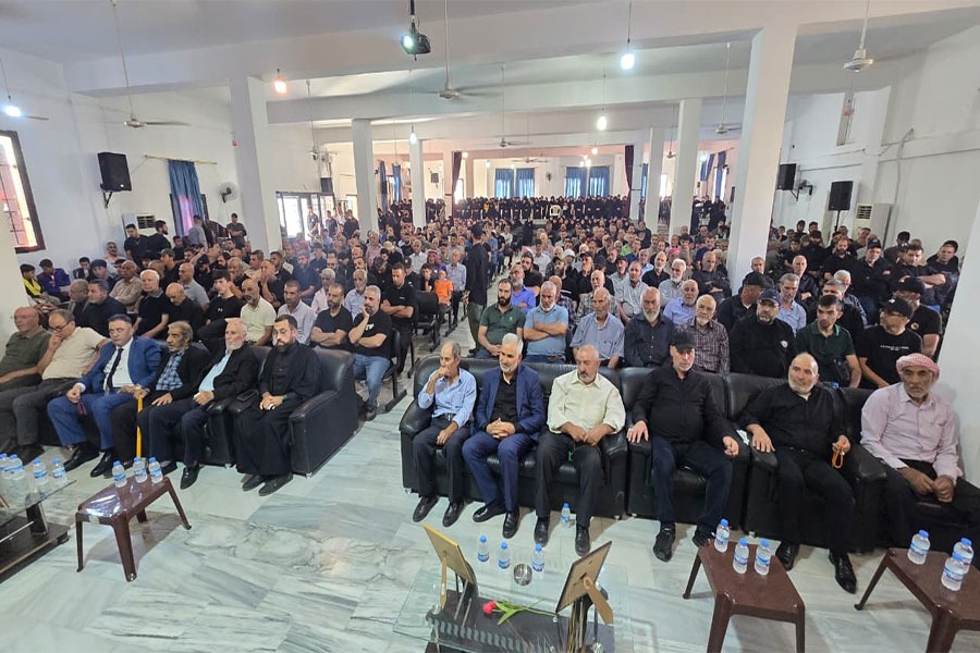 حزب الله يقيم حفلاً تأبينيًا للشهيد صالح حسين البزال في البزالية