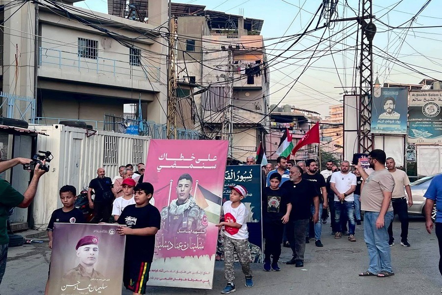 أهالي مخيم البداوي يحيون ذكرى شهيد التصدّي للاحتلال في الجنوب سليمان سليمان 