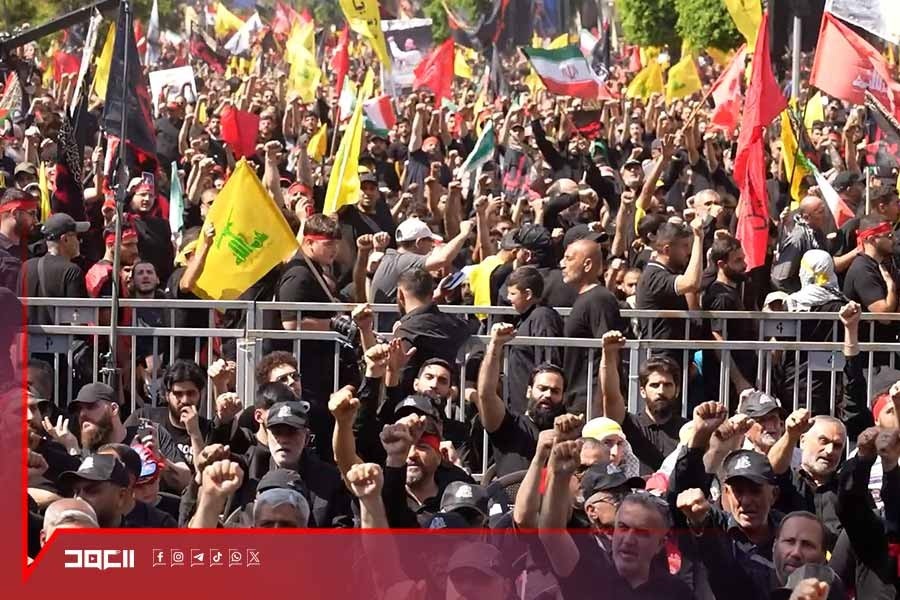 حضورٌ حاشد في إحياء العاشر من محرّم بالضاحية: مع الحسين.. مع المقاومة
