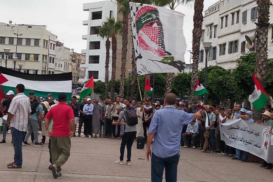 وقفات احتجاجية حاشدة.. الجبهة المغربية تدين مجازر غزة وتحذر من استمرار التطبيع 