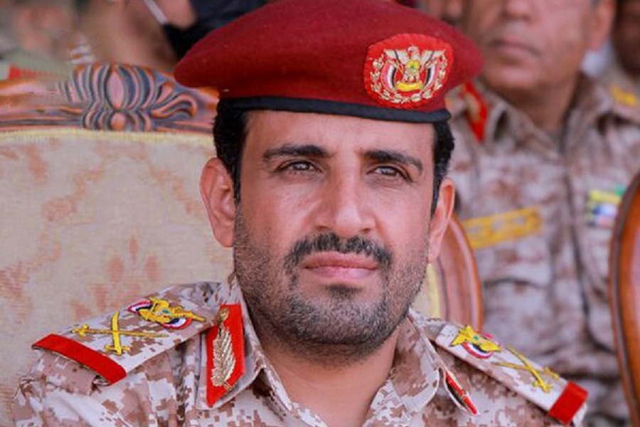 القوات المسلحة اليمنية تزف اللواء الركن محمد عبد الكريم الغماري شهيدًا على طريق القدس