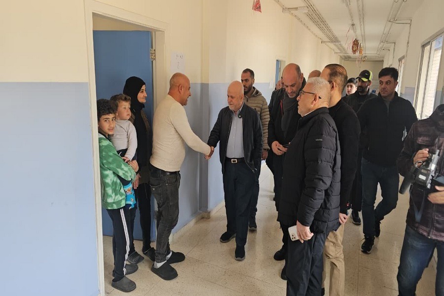 النائب قبلان يتفقّد النازحين في البقاع الغربي وراشيا ويشيد باحتضان البلديات للأهالي 