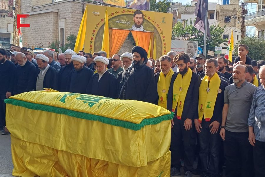 تشييع الشهيد حسن شريف غملوش في جباع