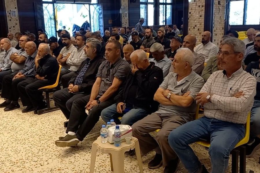 حزب الله يكرم الشهيد رضى عطوي في احتفال حاشد أقيم في بلدة زوطر الغربية