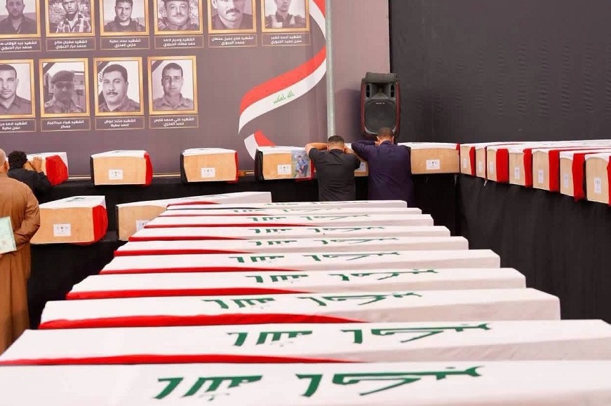 نينوى تسلّم أرفتة 47 شهيدًا من القوات الأمنية إلى ذويهم