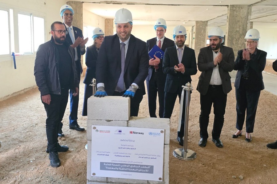 ناصر الدين وضع حجر الأساس لأعمال تأهيل المختبر المركزي الوطني: