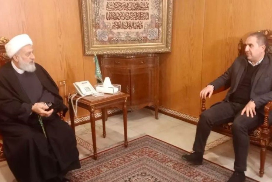 الشيخ الخطيب يبحث مع شكر قضية النقيب المخطوف ويستقبل أمين سر 