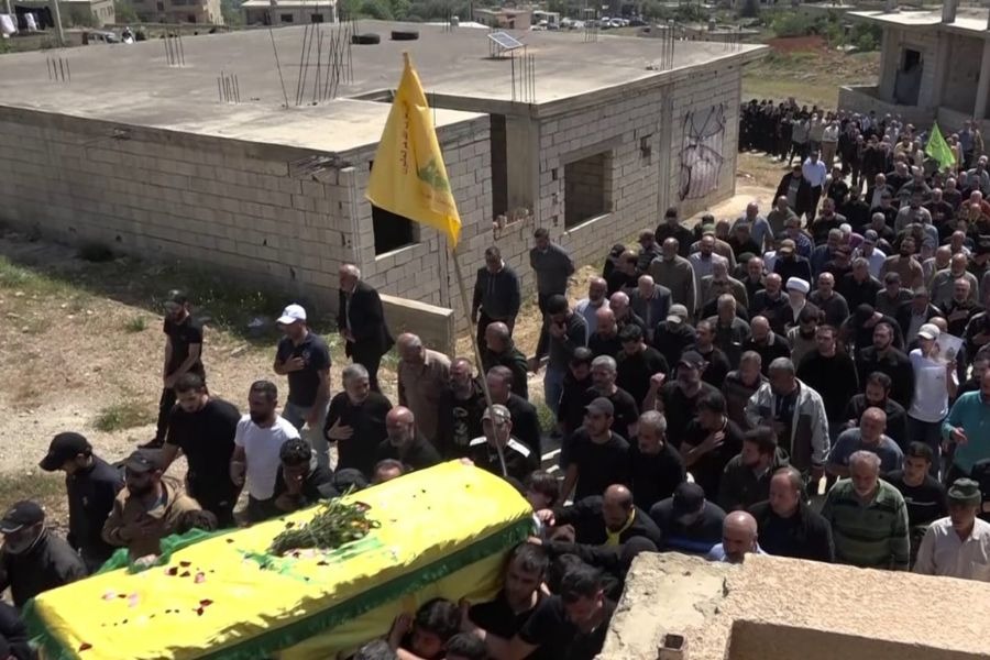 حزب الله شيّع الشهيد المجاهد مصطفى حسين مرتضى في الهرمل