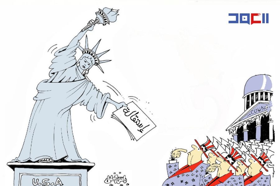 كاريكاتور العهد