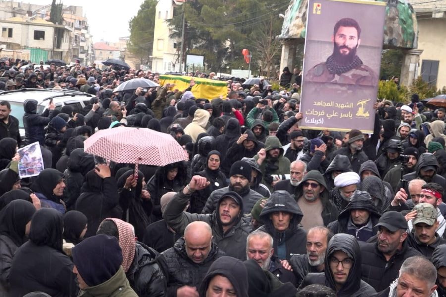 بعلبك تودّع الشهيد المجاهد ياسر علي فرحات 