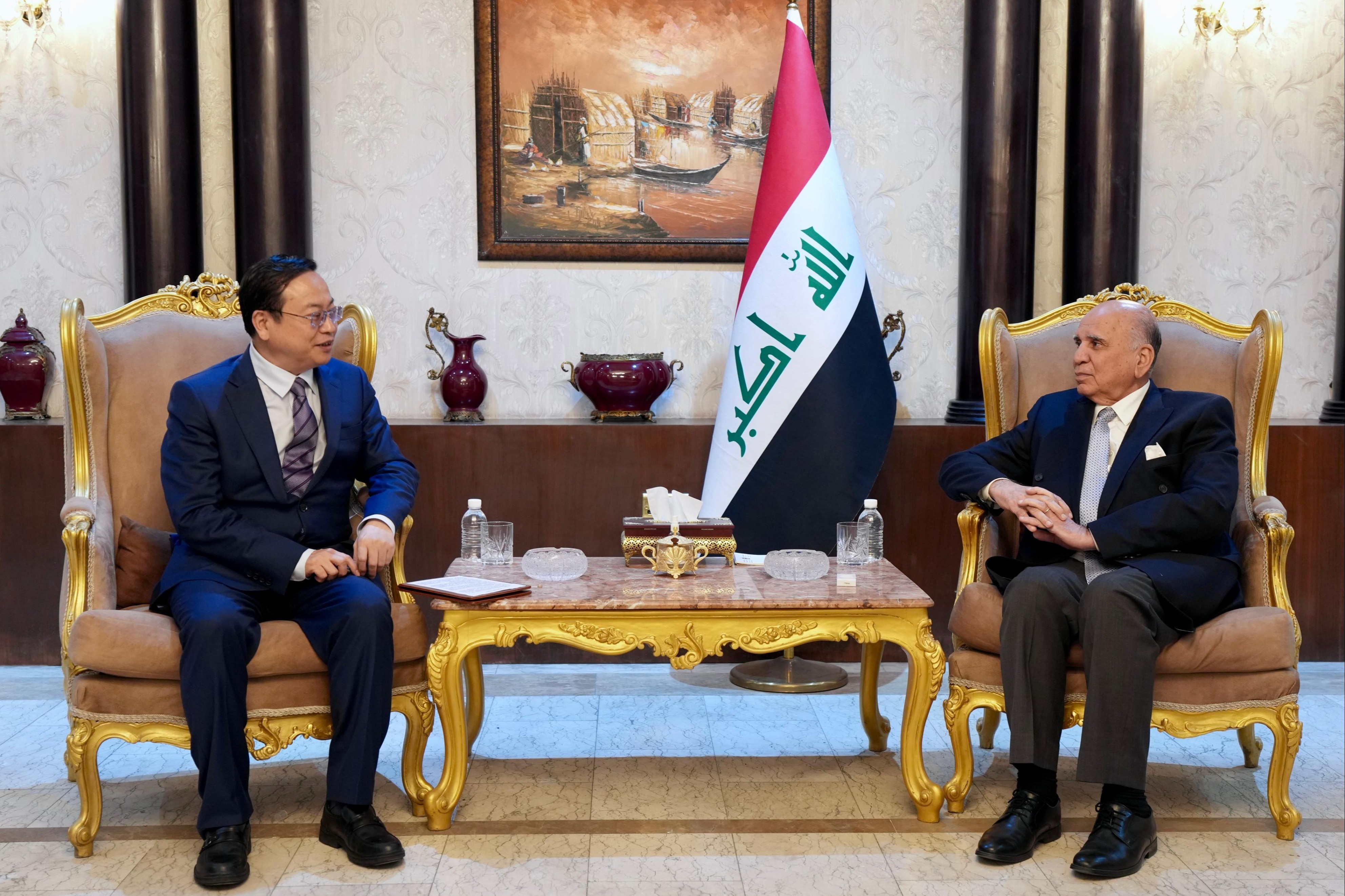 وزير الخارجية العراقي: 54 مليار دولار حجم التبادل التجاري مع الصين 