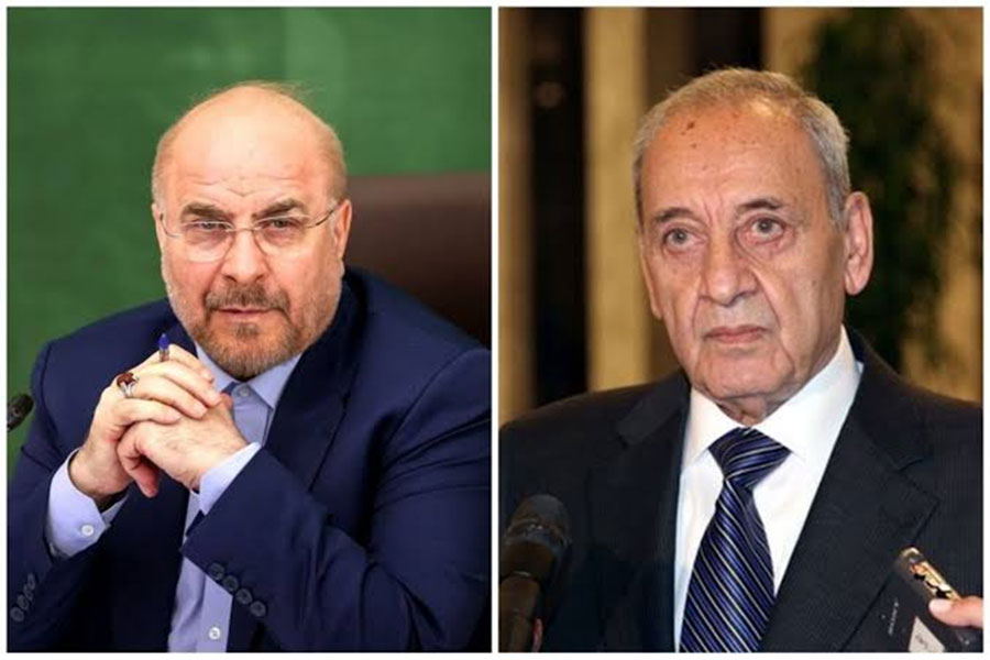  الرئيس بري تلقى اتصالًا هاتفيًا من قاليباف: لوجوب أن يشمل وقف إطلاق النار لبنان 