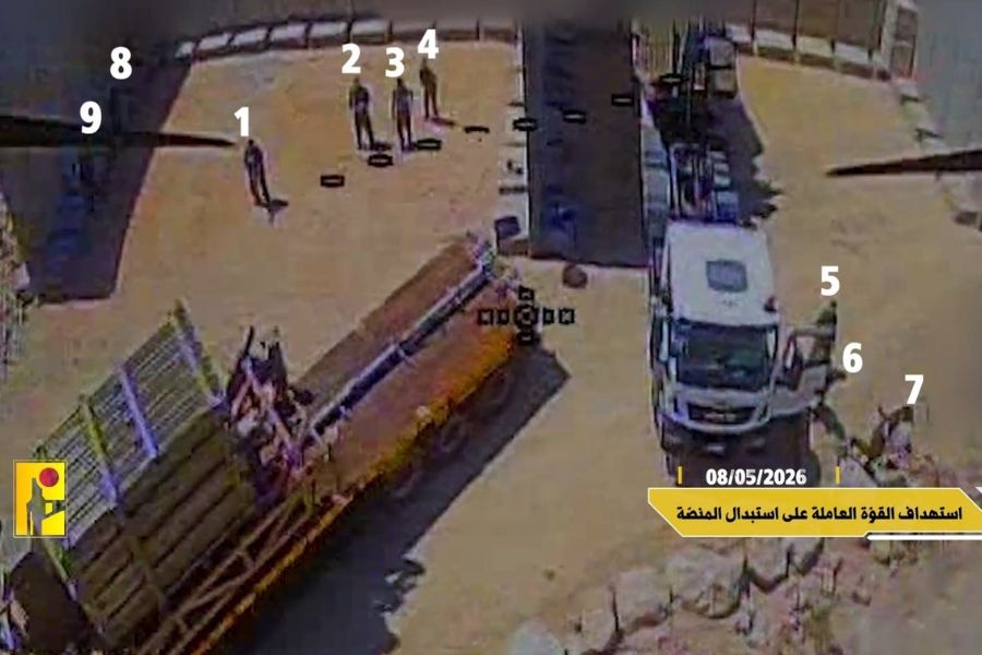 فيديو: المقاومة الإسلامية تستهدف منصّة قبّة حديديّة وطاقمها في 