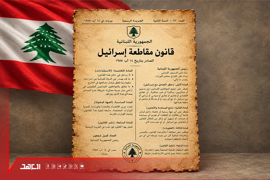 ترسانة قانونية ودستورية تحمي قانون مقاطعة العدو.. حصن سيادي لا تطوله التنازلات