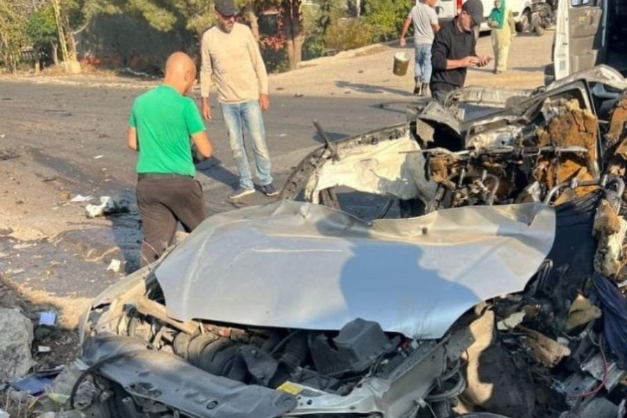 العدو الصهيوني يستهدف سيارة في خربة سلم ورشقات نارية على بلدات عدة جنوبًا