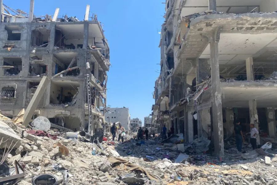 قصف مدفعي صهيوني يستهدف مدينة جباليا البلد شمال قطاع غزة