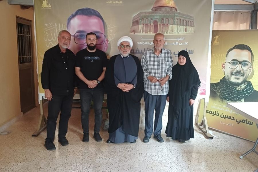 وفود قيادية من حزب الله جالت على عوائل شهداء المقاومة في صيدا والجوار