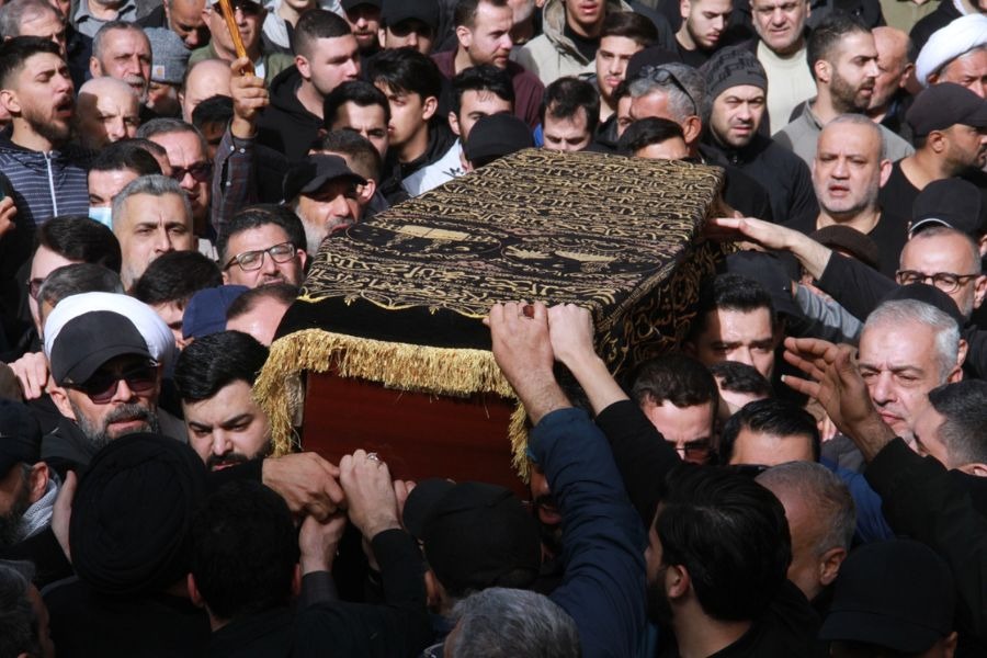  حزب الله وحركة أمل يشيعان والد سيد شهداء الأمة 