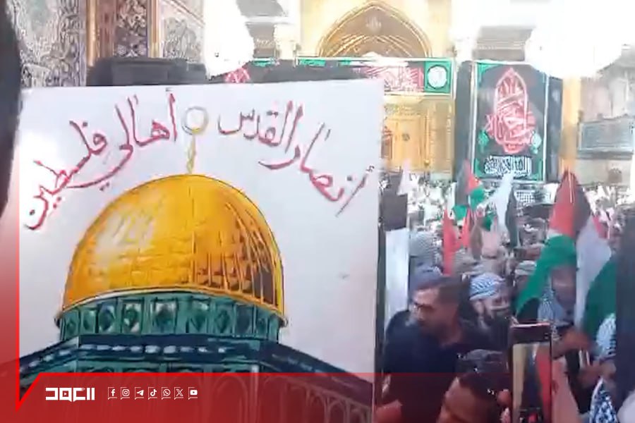 فلسطينيون وعلماء سنة يحيون زيارة الاربعين  .. غزة اليوم هي كربلاء العصر