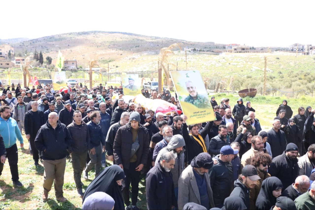 شمسطار تشيّع شهداء المجزرة الصهيونية الإرهابية