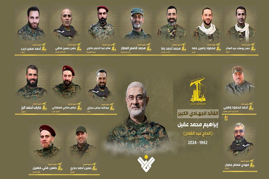 بالصور| قادة الرضوان الشهداء الذين استشهدوا مع الحاج عبد القادر