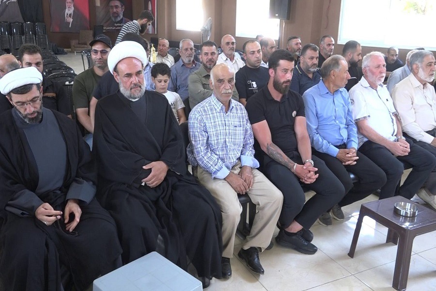 حزب الله وعائلة الشهيد محمد علي الحاج حسين يتقبلان التبريكات بشهادته في الهرمل