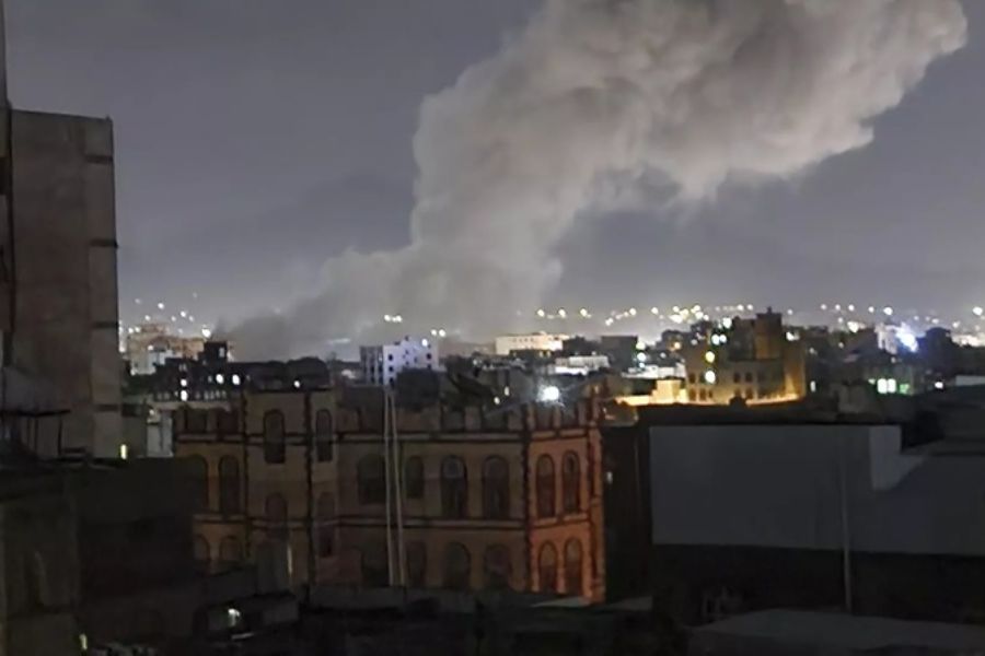 عدوان صهيوأميركي جديد يستهدف محطة توليد الكهرباء في العاصمة اليمنية صنعاء