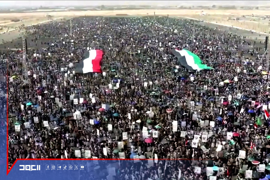 حشود مليونية في 39 ساحة في صعدة نصرةً لغزة