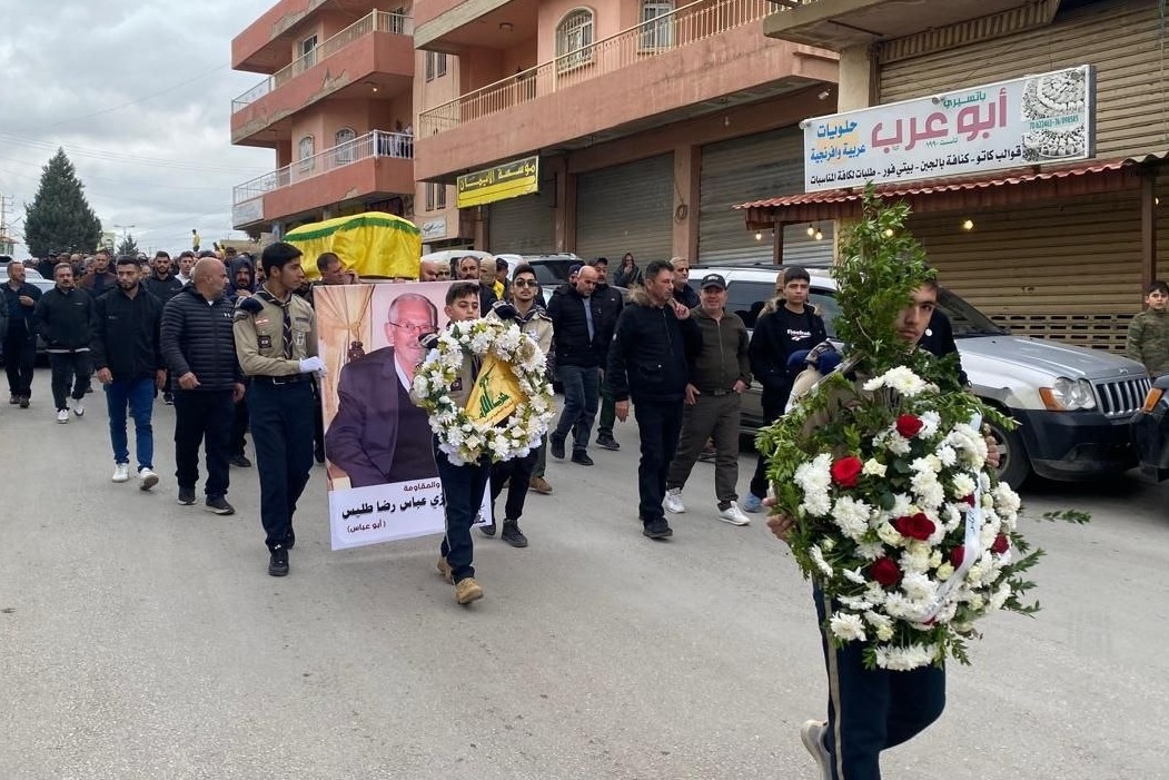 تشييع فقيد الجهاد والمقاومة غازي عباس طليس في بريتال 