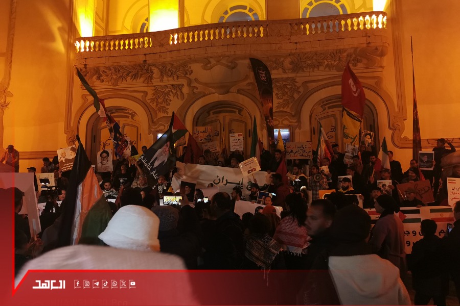 مسيرة شعبية في تونس دعماً لإيران والمقاومة في لبنان