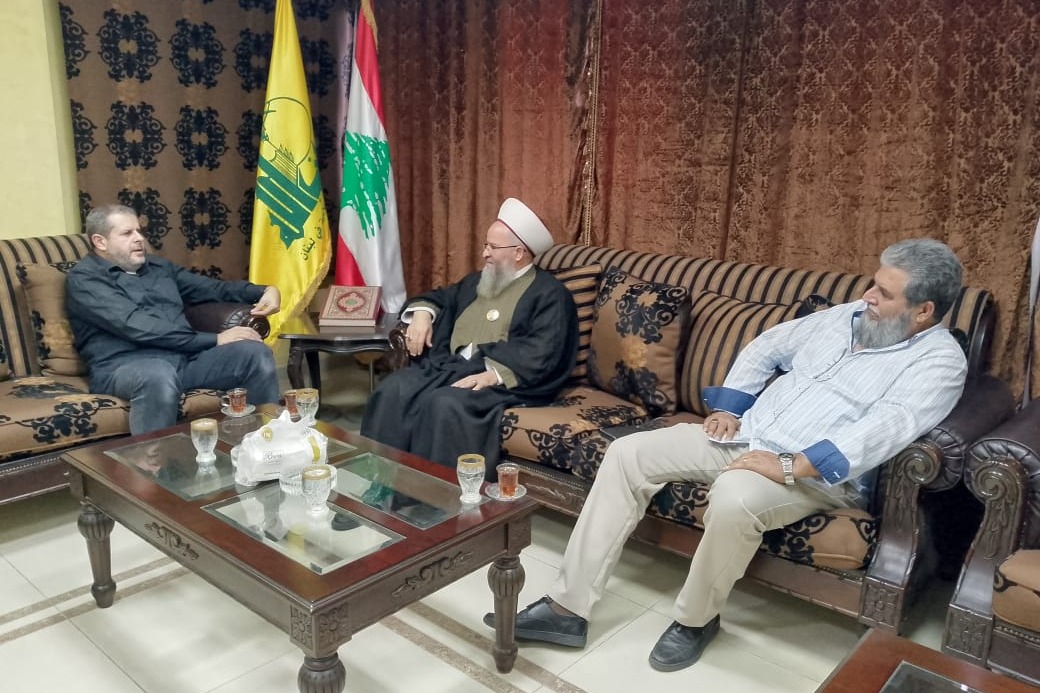 حزب الله في صيدا عرض مع الشيخ الكبش الأوضاع العامة 