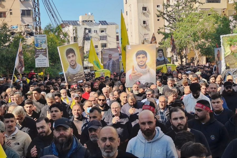 صور| حزب الله يشيّع الشهيدين خليل حسين فهدا وعلي أسد حمود في جنة الزهراء - الكفاءات