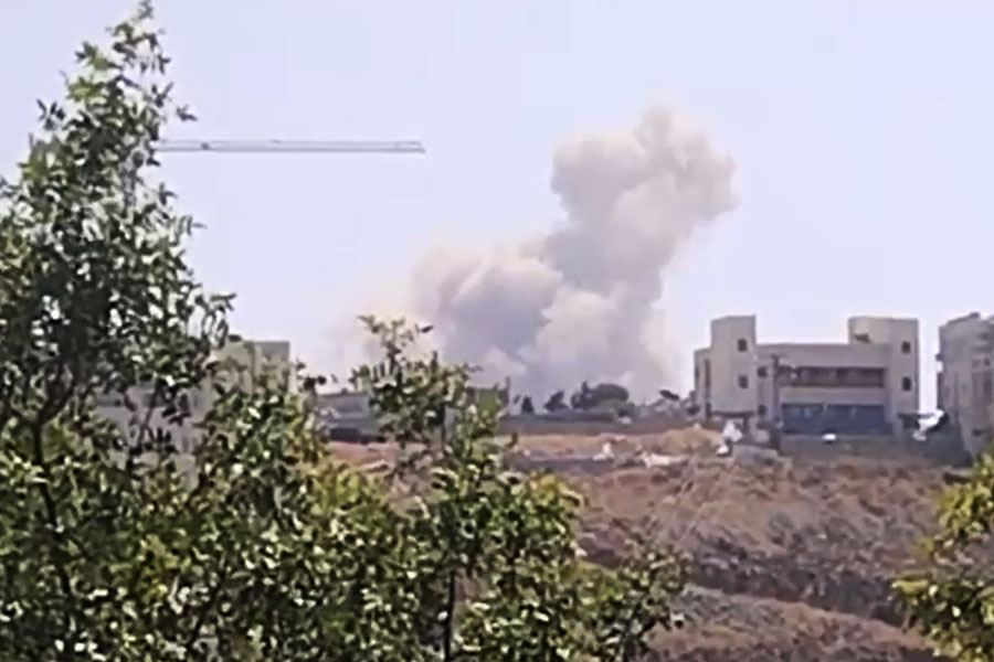مشاهد للقصف الإيراني الذي طال 