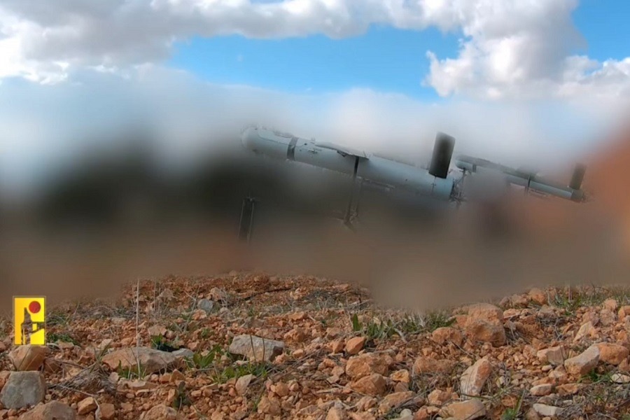 مشاهد من عملية استهداف المقاومة الإسلامية قاعدتي 