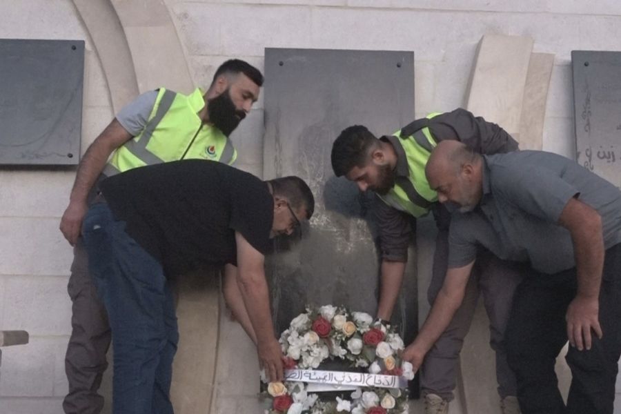 لبنان| بلدة سحمر أحيت الذكرى السنوية الأولى للشهيد المهندس المسعف علي محمد زين