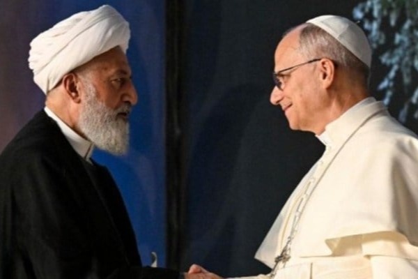 البابا لاوون الرابع عشر شكر الشيخ الخطيب على مشاركته في اللقاء المسكوني