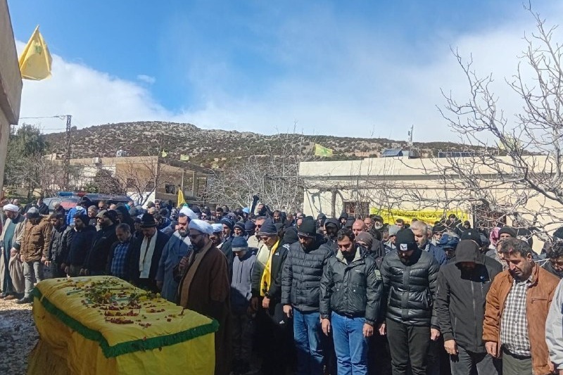 تشييع شهيدة الغدر الصهيوني فاطمة علي السبلاني في بلدة فلاوى